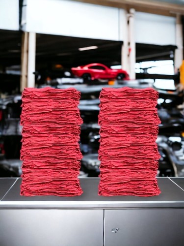 500 pcs red shop towels - pcs,