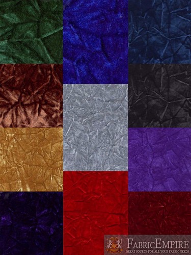 Crush flocking velvet - crush,